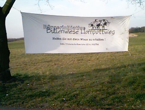 Bullenwiese: Banner