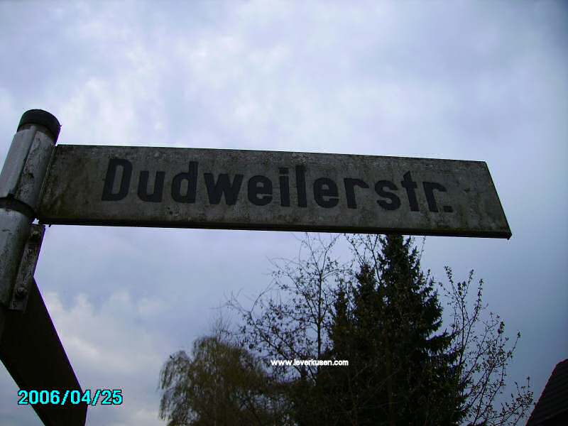 Foto der Dudweilerstr.: Straßenschild Dudweiler Straße