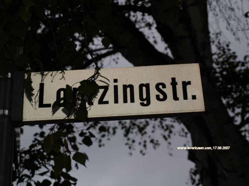 Foto der Lortzingstr.: Straßenschild Lortzingstraße