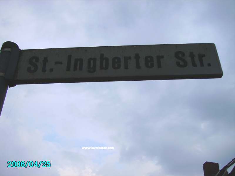 Foto der St.Ingberter Str.: Straßenschild St. Ingberter Straße