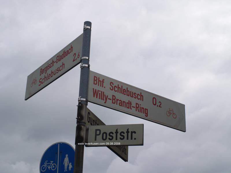 Foto der Poststr.: Straßenschild Poststraße