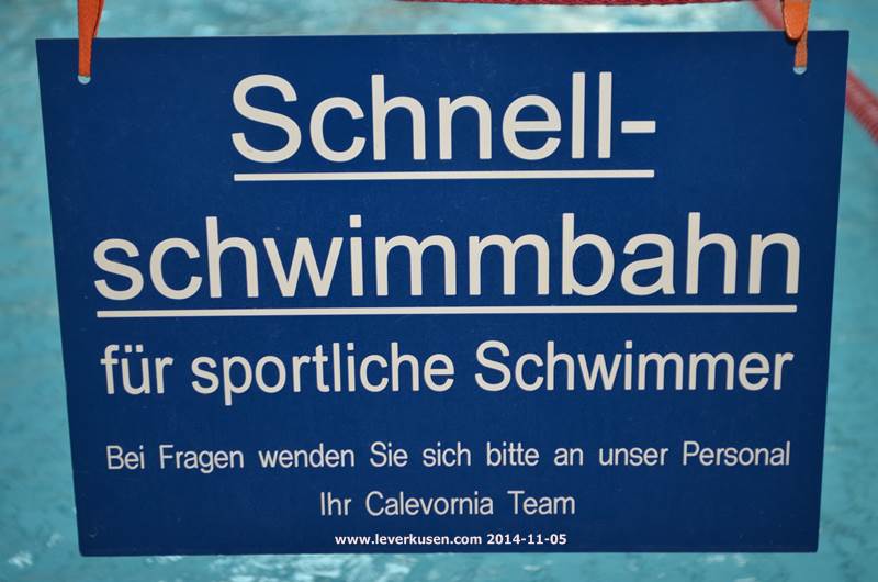 CaLevornia: Schnellschwimmbahn