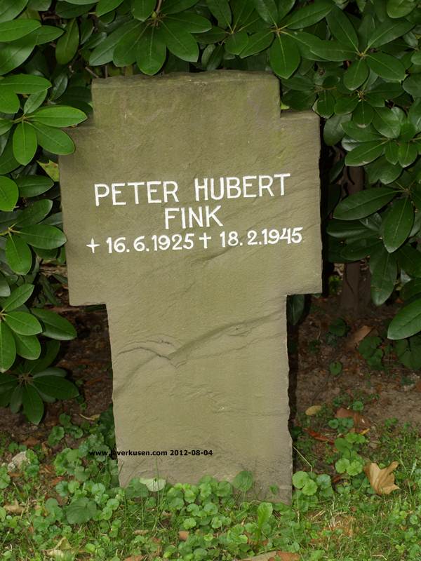 Grabstein Peter Hubert Fink