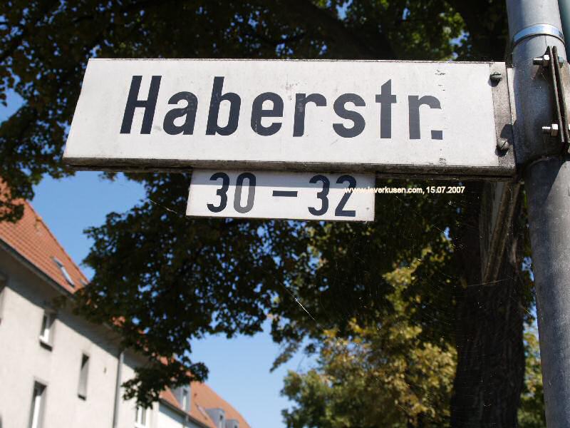 Straßenschild Haberstr.