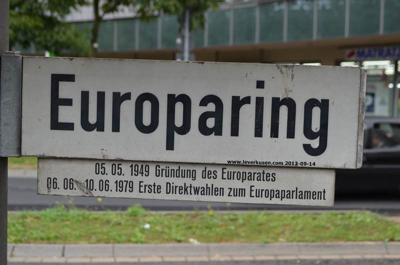 Foto der Europaring: Europaring, Schild