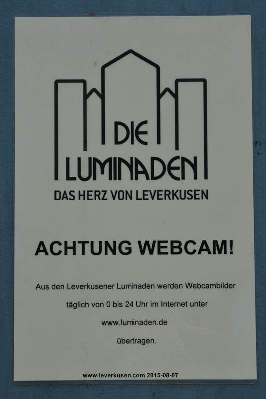 Luminaden, Webcam-Schild