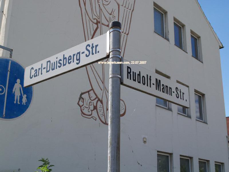 Straßenschild Rudolf-Mann-Str.