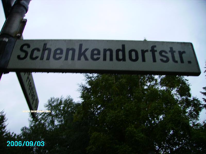 Straßenschild Schenkendorfstr.
