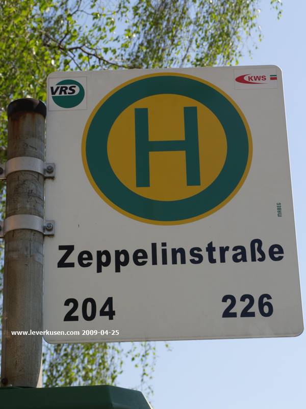 Foto der Zeppelinstr.: Bushaltestelle Zeppelinstr.