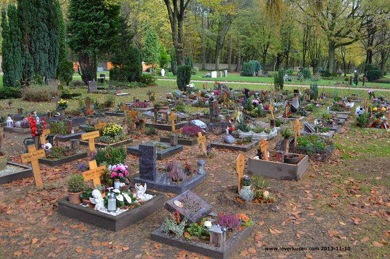Friedhof Reuschenberg Urnengräber