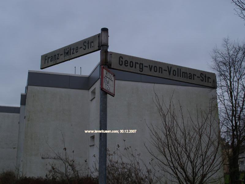 Foto der Franz-Hitze-Str.: Straßenschild Franz-Hitze-Str.