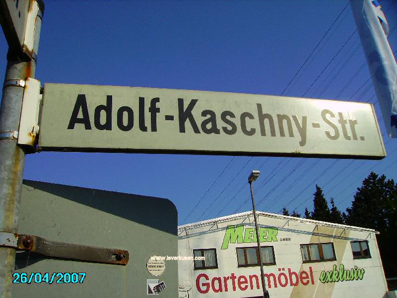 Foto der Adolf-Kaschny-Straße: Straßenschild Adolf-Kaschny-Straße
