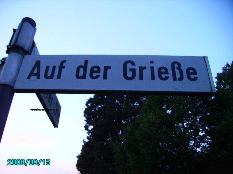 Foto der Auf der Grieße: Straßenschild Auf der Grieße