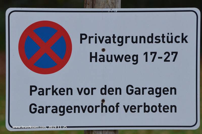 Halteverbot Privatgrundstück