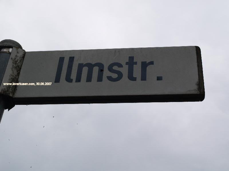 Foto der Ilmstr.: Straßenschild Ilmstr.