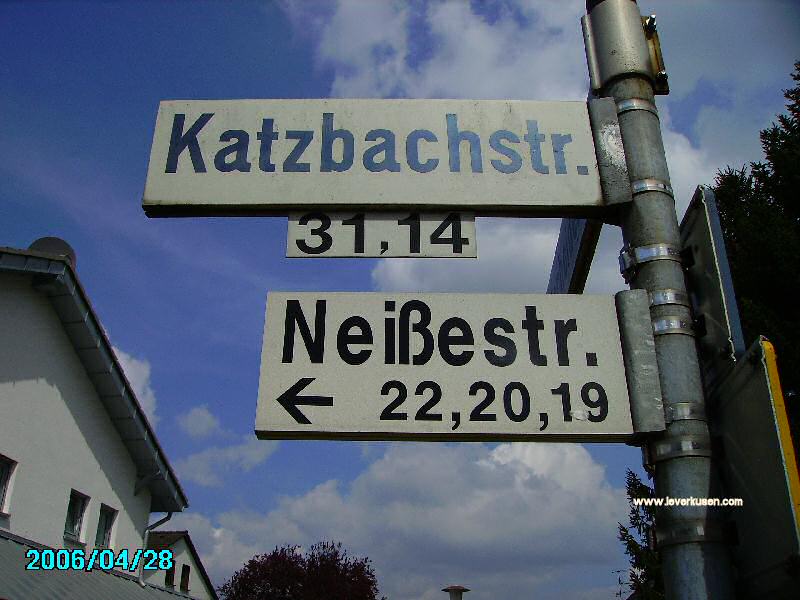 Foto der Neißestr.: Straßenschild Neißestr.