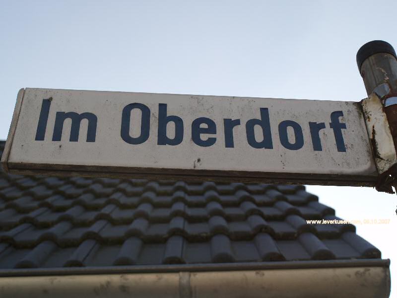 Foto der Im Oberdorf: Straßenschild Im Oberdorf