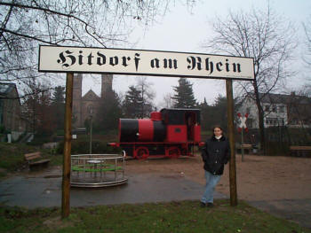 Dampfspeicherlokomotive mit Hitdorf-Schild