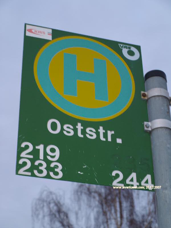 Foto der Oststr.: Bushaltestelle Oststr.