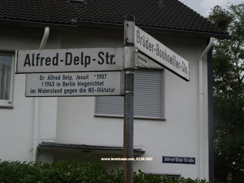 Foto der Brüder-Bonhoeffer-Str.: Brüder-Bonheoffer-Str., Straßenschild