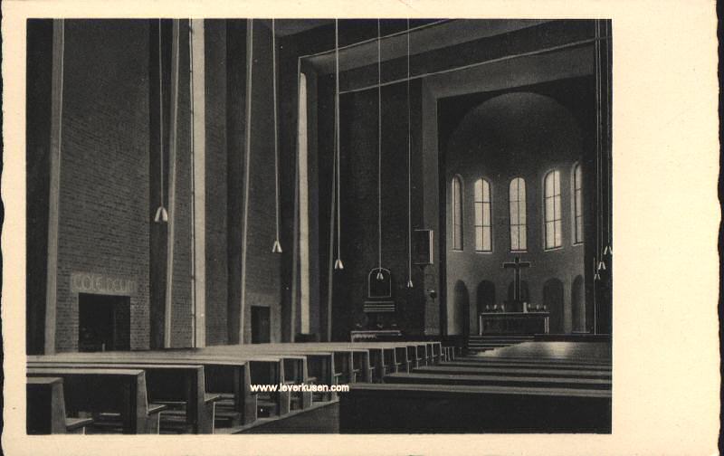 Postkarte St. Stephanus (Innenansicht)