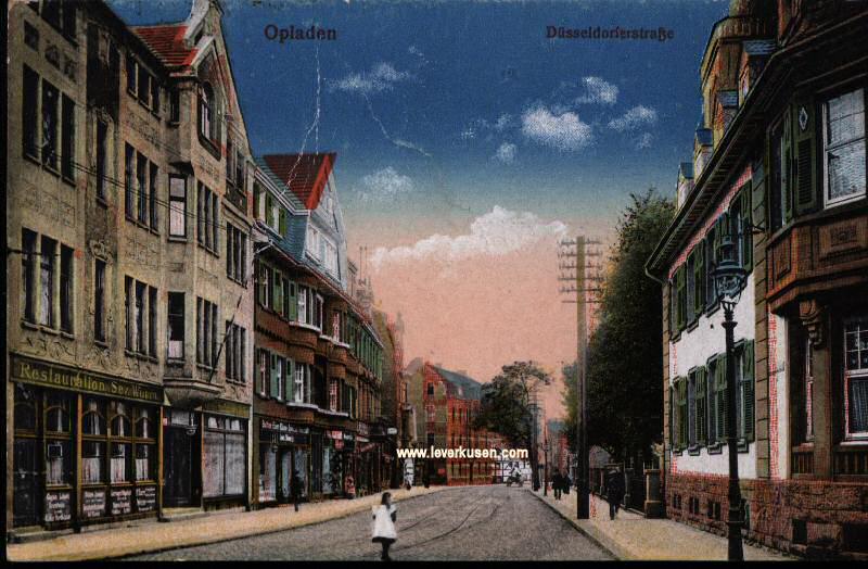 Düsseldorfer Straße mit Blick nach Norden