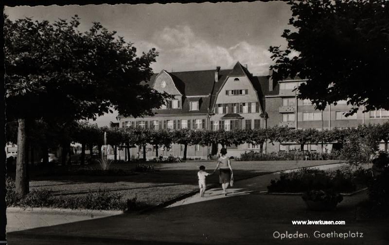 Foto der Goetheplatz: Postkarte Goetheplatz