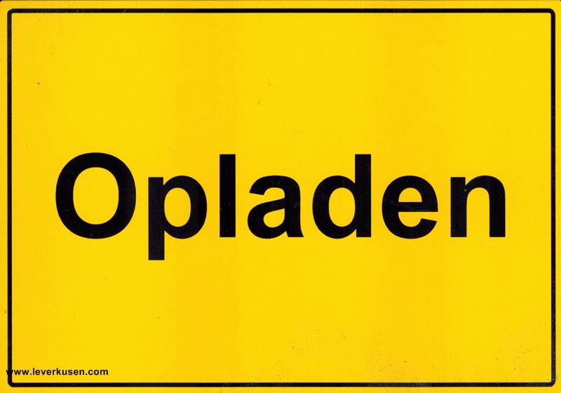 Leverkusen Ortsschild Opladen