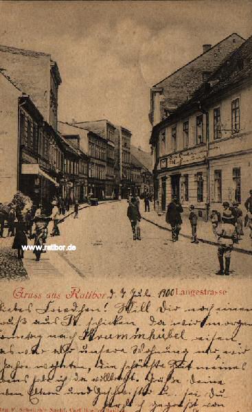 Lange Straße in Ratibor