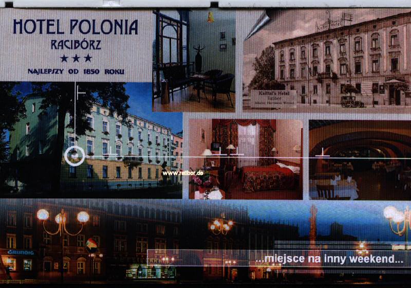 Werbepostkarte Hotel Polonia