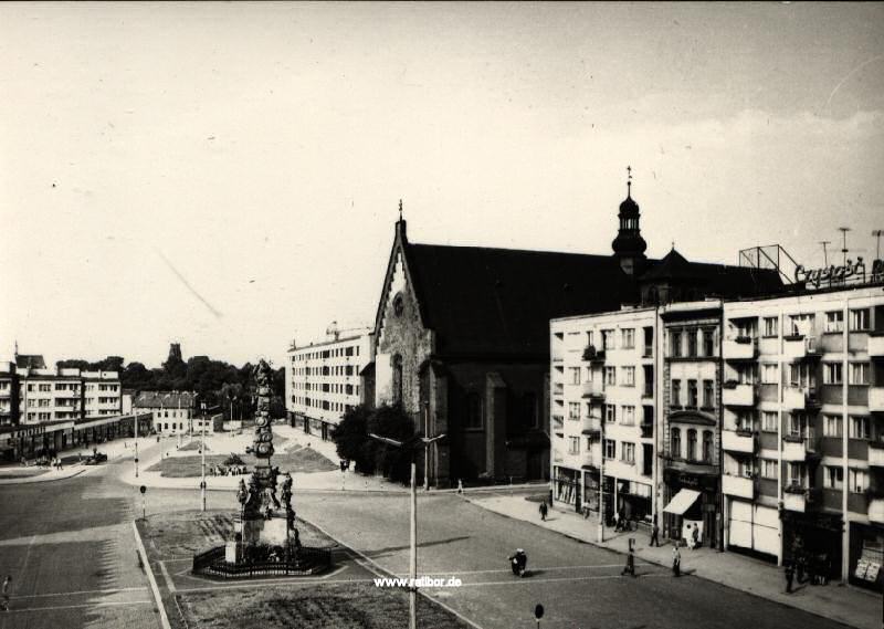 Ratiborer Ring mit Blick in Richtung Oder