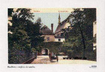 Reprint Ratiborer Schloßeingang