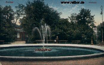 Brunnen im Ratiborer Stadtpark