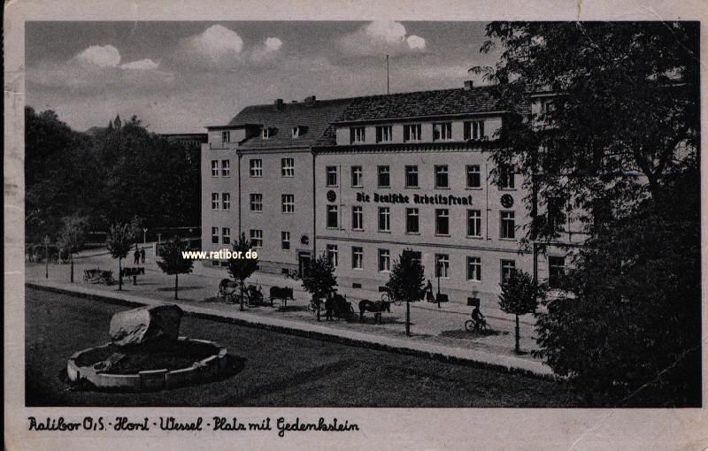 Horst-Wessel-Platz in Ratibor