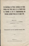 Die Besichtigung des Werkes Leverkusen der Farbenfabriken vorm. Friedr. Bayer & Co. in Elberfeld durch die Teilnehmer an der 35. Hauptversammlung des Deutschen Apotheker-Vereins am 10. August 1906 (3 k)