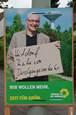 Wahlplakat Gerd Wölwer: Hitdorf - Ruhe vor Durchgangsverkehr 