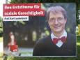 Großplakat Karl Lauterbach: Ihre Erststimme für soziale Gerechtigkeit 