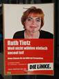 Ruth Tietz, Beschmiertes Wahlplakat 