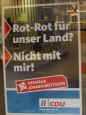 CDU-Plakat: Rot-Rot für unser Land 