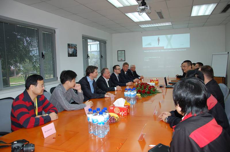 Leverkusener Wirtschaftsdelegation in Wuxi