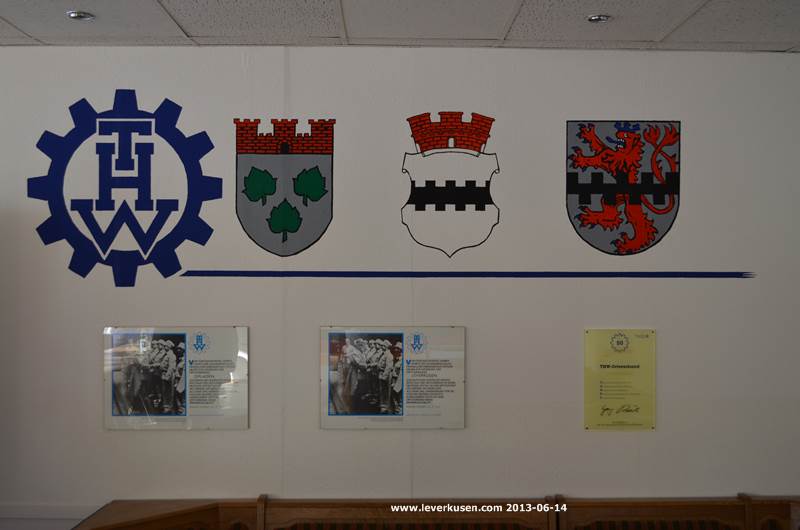 THW: Kasino mit Wappen