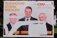 zerstörtes CDU-Plakat 
