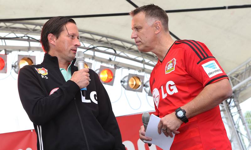 Saisoneröffnungsfest: Roger Schmidt und Klaus Schenkmann
