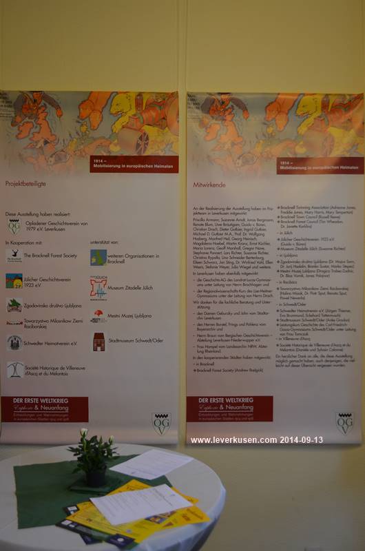Ausstellungs-Banner (Projektbeteiligte/Mitwirkende)
