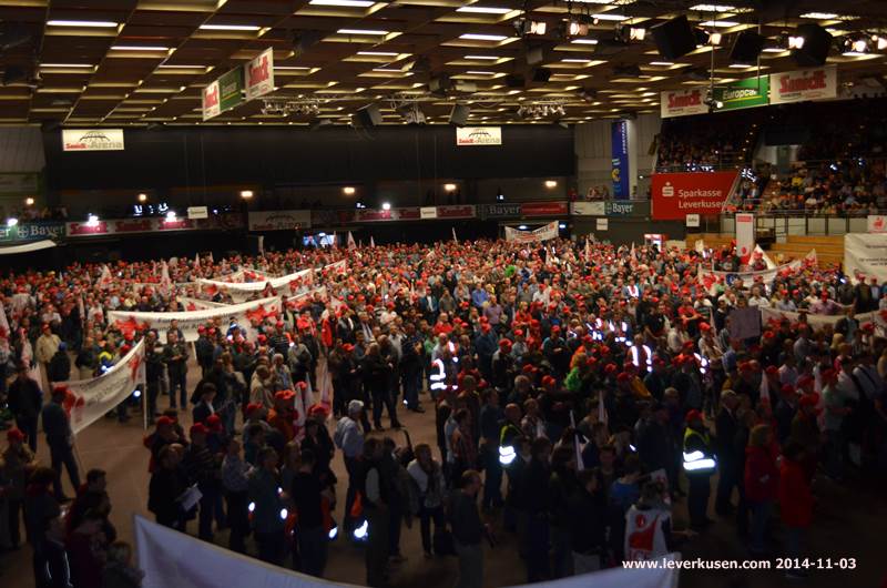 IG BCE in der Rundsporthalle