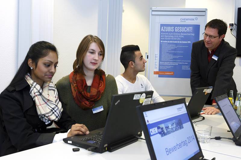 Online-Bewerbung im Chempunkt