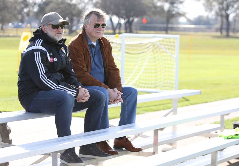 Rudi Völler und Michael Schade