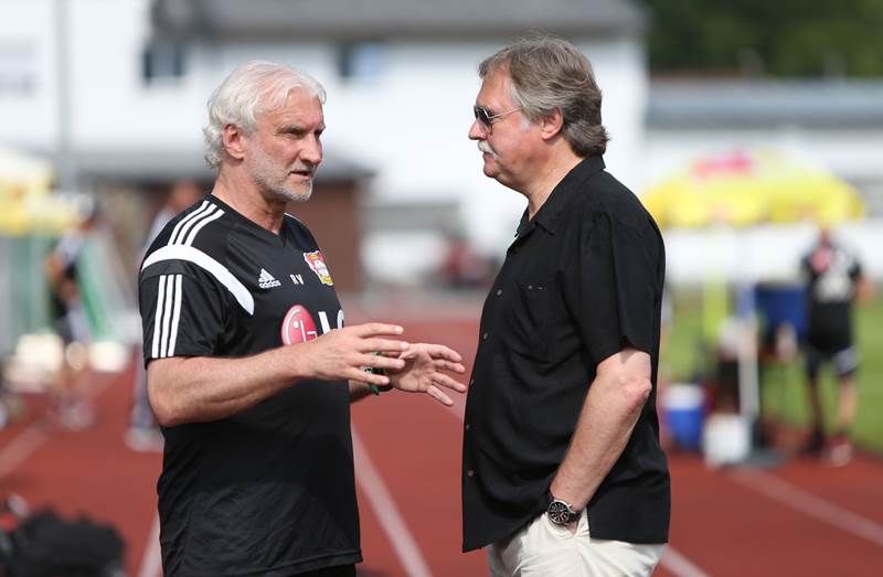 Rudi Völler und Michael Schade