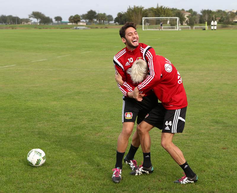 Hakan Calhanoglu and Kevin Kampl