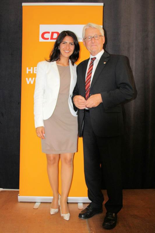 Serap Güler und Helmut Nowak
